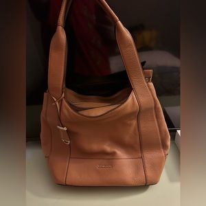 MICHAEL MICHAEL KORS MARLON LARGE LEATHER SHOULDER TOTE